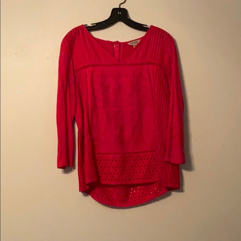 Pink blouse